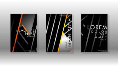 Geometrik tasarım arka planlı kapak kitabı.