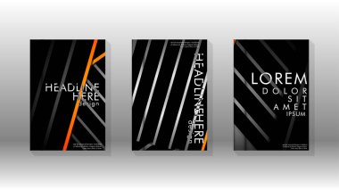 Geometrik tasarım arka planlı kapak kitabı.