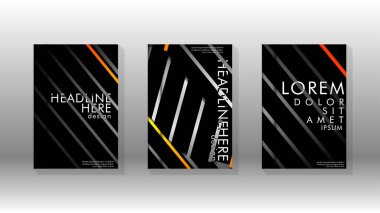 Geometrik tasarım arka planlı kapak kitabı.