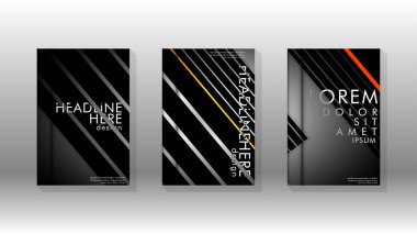 Geometrik tasarım arka planlı kapak kitabı.