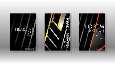 Geometrik tasarım arka planlı kapak kitabı.