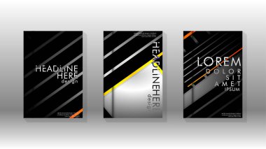 Geometrik tasarım arka planlı kapak kitabı.