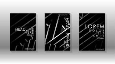 Geometrik tasarım arka planlı kapak kitabı.