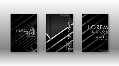 Geometrik tasarım arka planlı kapak kitabı.