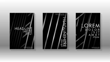 Geometrik tasarım arka planlı kapak kitabı.