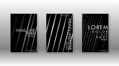 Geometrik tasarım arka planlı kapak kitabı.