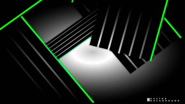 Soyut vektör arkaplanı. Geometrik Çizgiler - Yaratıcı ve İlham Tasarımı