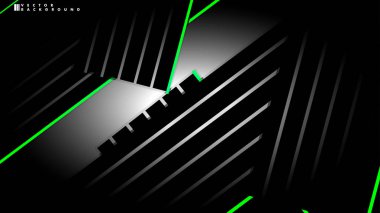 Soyut vektör arkaplanı. Geometrik Çizgiler - Yaratıcı ve İlham Tasarımı