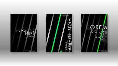 Geometrik tasarım arka planlı kapak kitabı.