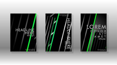 Geometrik tasarım arka planlı kapak kitabı.