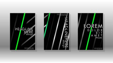 Geometrik tasarım arka planlı kapak kitabı.