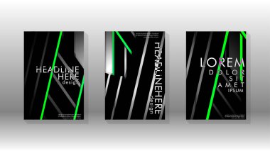 Geometrik tasarım arka planlı kapak kitabı.