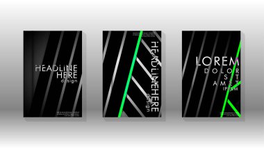 Geometrik tasarım arka planlı kapak kitabı.