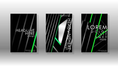 Geometrik tasarım arka planlı kapak kitabı.