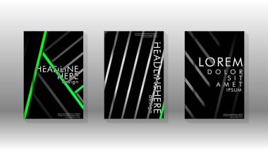 Geometrik tasarım arka planlı kapak kitabı.