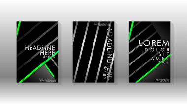 Geometrik tasarım arka planlı kapak kitabı.