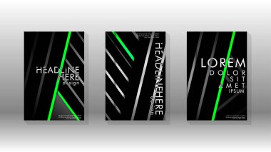 Geometrik tasarım arka planlı kapak kitabı.