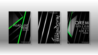 Geometrik tasarım arka planlı kapak kitabı.