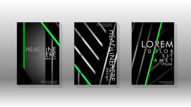 Geometrik tasarım arka planlı kapak kitabı.