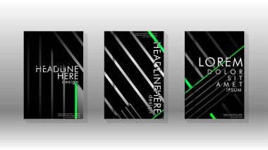 Geometrik tasarım arka planlı kapak kitabı.