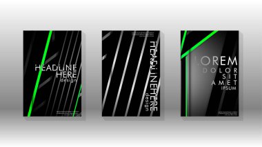 Geometrik tasarım arka planlı kapak kitabı.