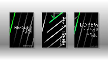 Geometrik tasarım arka planlı kapak kitabı.