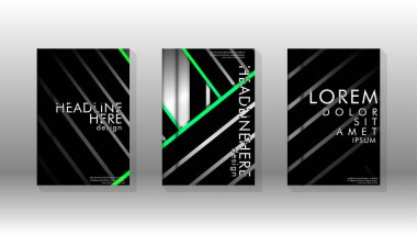 Geometrik tasarım arka planlı kapak kitabı.