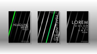 Geometrik tasarım arka planlı kapak kitabı.