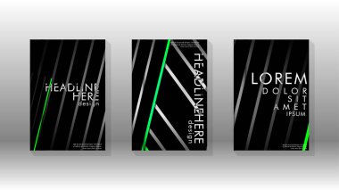 Geometrik tasarım arka planlı kapak kitabı.