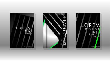 Geometrik tasarım arka planlı kapak kitabı.