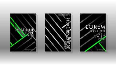 Geometrik tasarım arka planlı kapak kitabı.