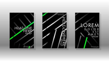 Geometrik tasarım arka planlı kapak kitabı.