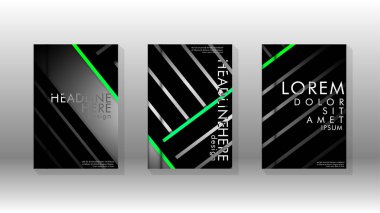 Geometrik tasarım arka planlı kapak kitabı.