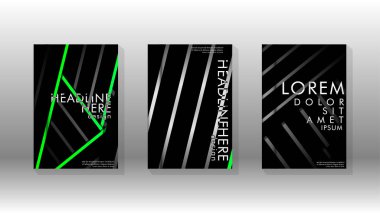 Geometrik tasarım arka planlı kapak kitabı.