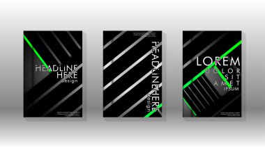 Geometrik tasarım arka planlı kapak kitabı.