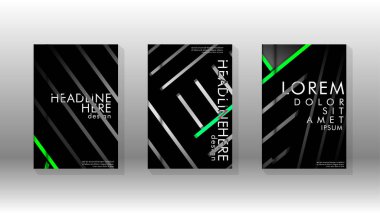 Geometrik tasarım arka planlı kapak kitabı.