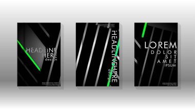 Geometrik tasarım arka planlı kapak kitabı.