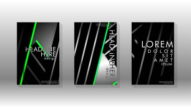 Geometrik tasarım arka planlı kapak kitabı.