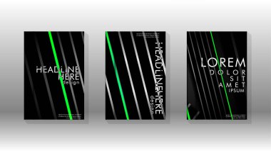 Geometrik tasarım arka planlı kapak kitabı