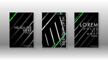 Geometrik tasarım arka planlı kapak kitabı