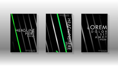 Geometrik tasarım arka planlı kapak kitabı