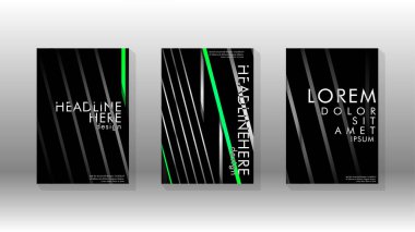 Geometrik tasarım arka planlı kapak kitabı