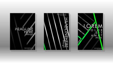 Geometrik tasarım arka planlı kapak kitabı