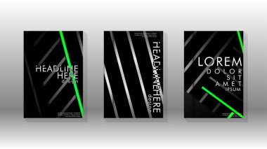 Geometrik tasarım arka planlı kapak kitabı