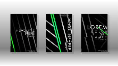 Geometrik tasarım arka planlı kapak kitabı