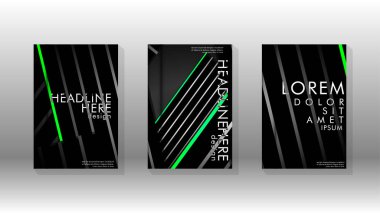 Geometrik tasarım arka planlı kapak kitabı