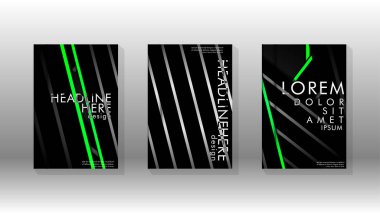 Geometrik tasarım arka planlı kapak kitabı