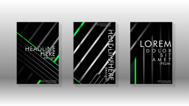 Geometrik tasarım arka planlı kapak kitabı