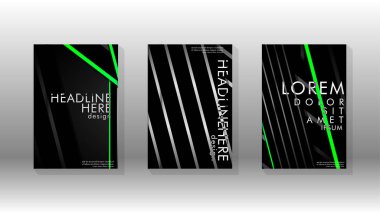 Geometrik tasarım arka planlı kapak kitabı