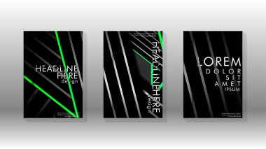 Geometrik tasarım arka planlı kapak kitabı